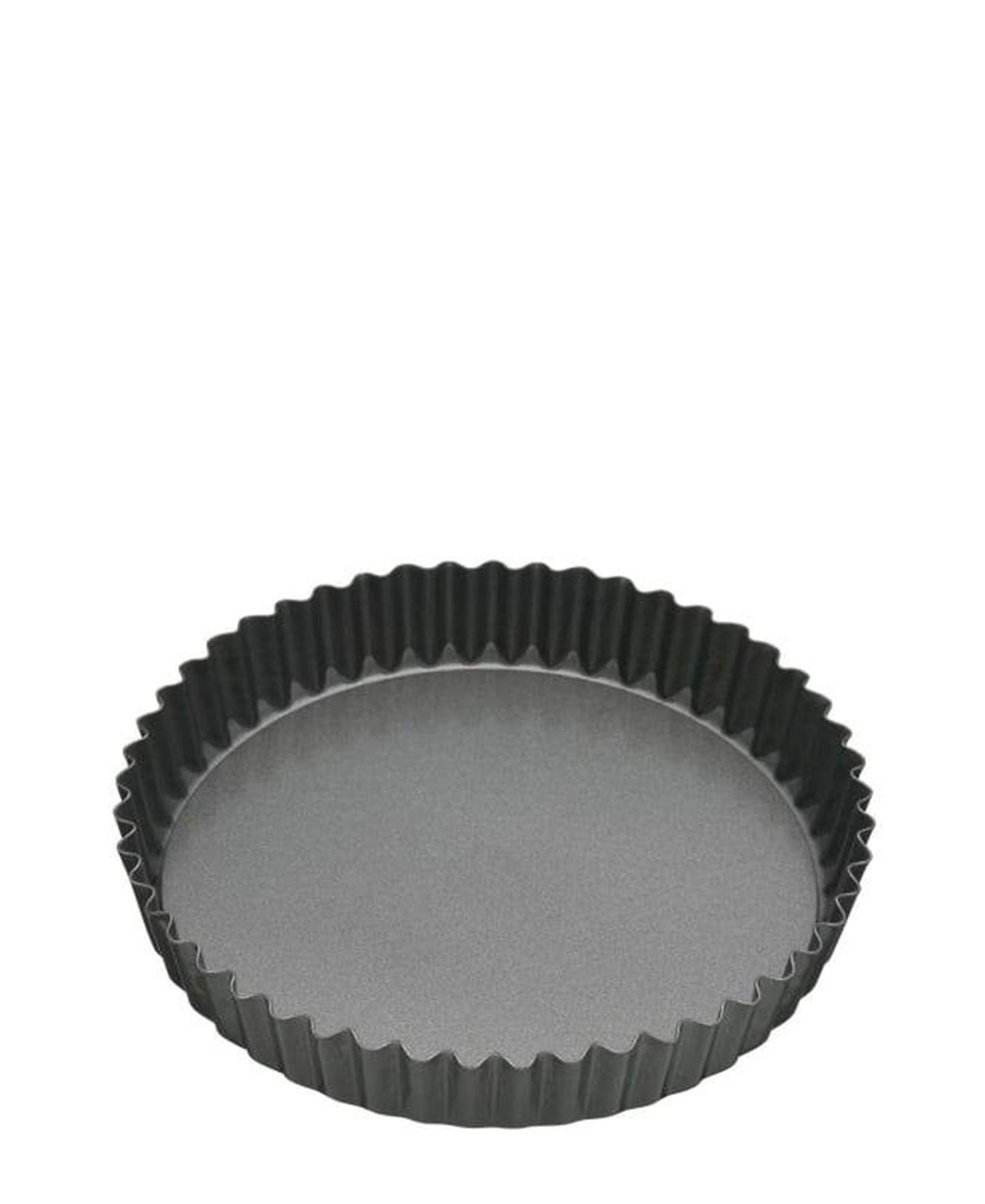 Kitchen Life Round Milk Tart Tray Tin 30cm - Grey