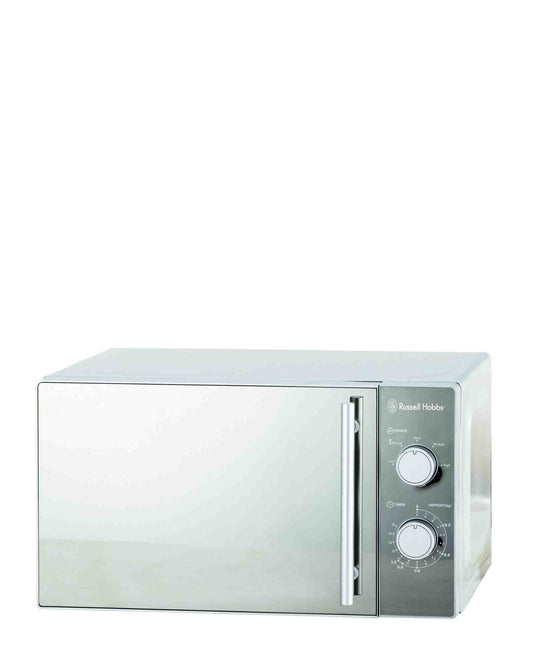Russell Hobbs 20L Mirror Finish Manual Microwave - Metallic