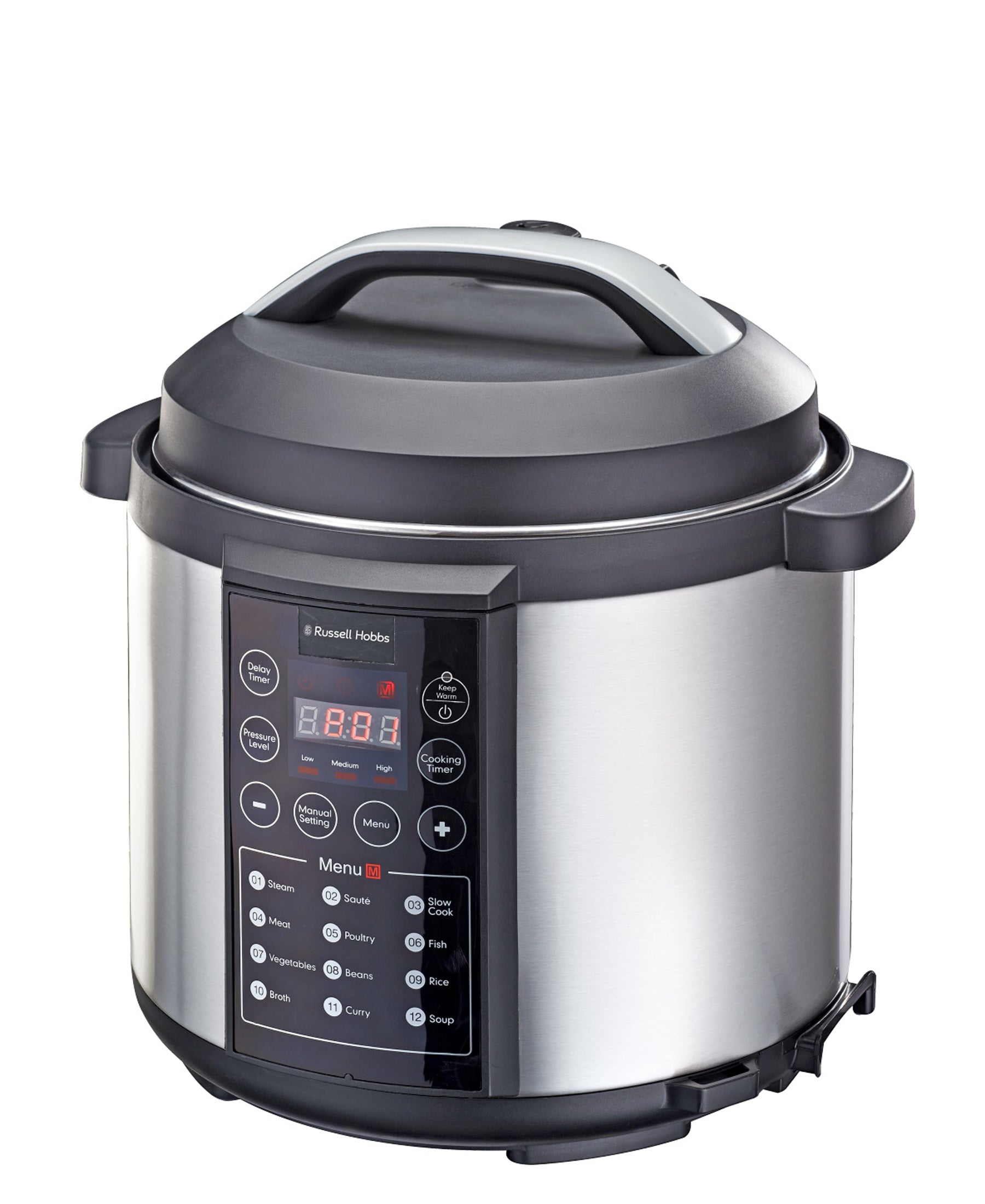 Russell Hobbs 6L Electric Pressure Cooker Silver The Culinarium