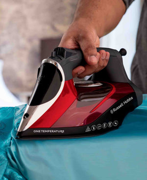 Russell Hobbs One Temp Iron - Black & Red