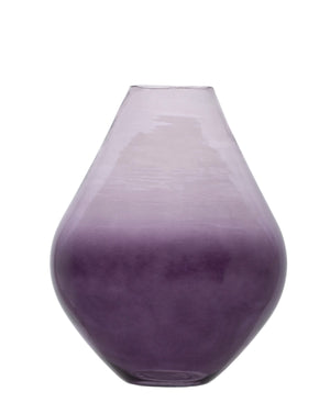 Urban Decor Tear Drop Vase 26 x 23cm - Purple