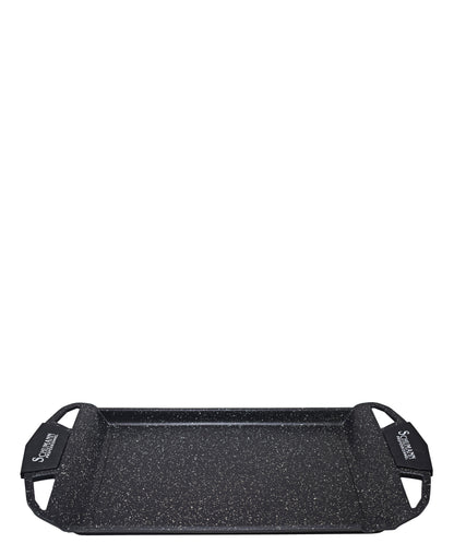 Schumann Plancha Grill Pan 48cm - Black