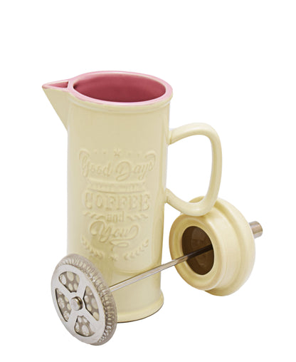 Kitchen Life 450ML Coffee Plunger - Pink