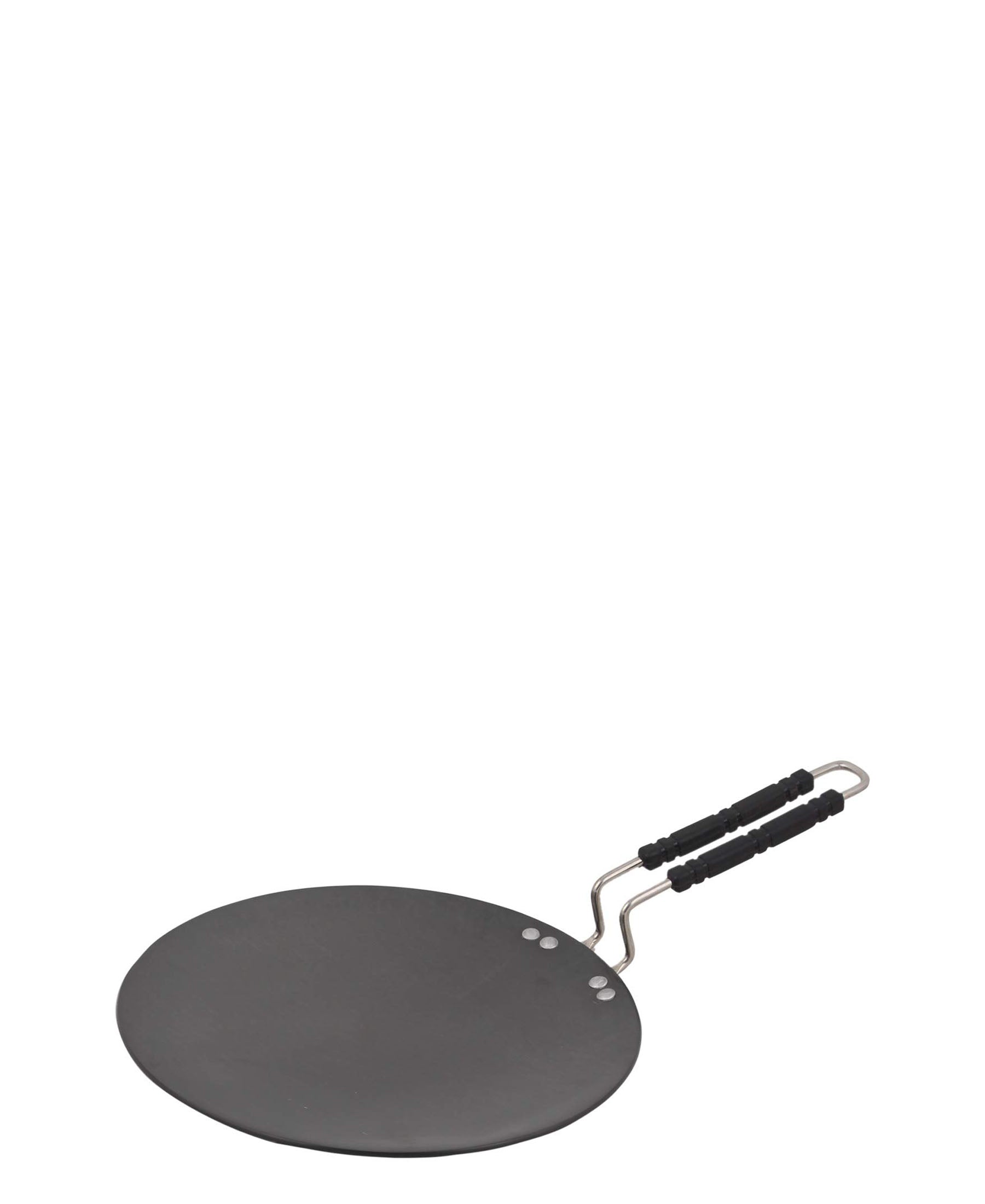 Kitchen Life 22cm Tawa Pan With Black Handle - Black