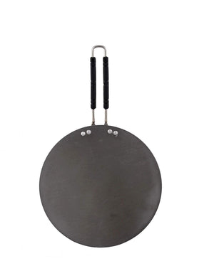 Kitchen Life 22cm Tawa Pan With Black Handle - Black