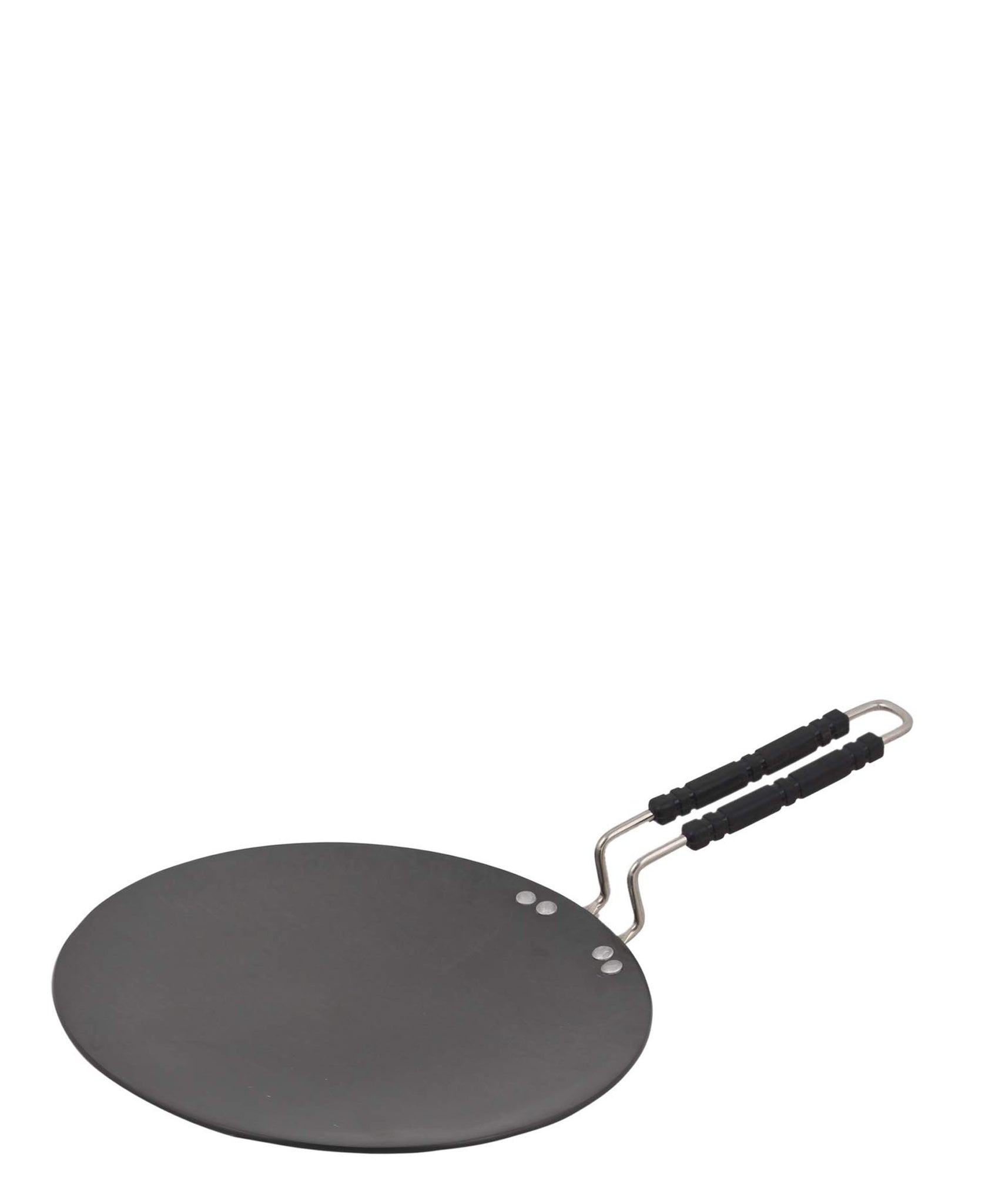 Kitchen Life 27.5cm Tawa Pan With Black Handle - Black