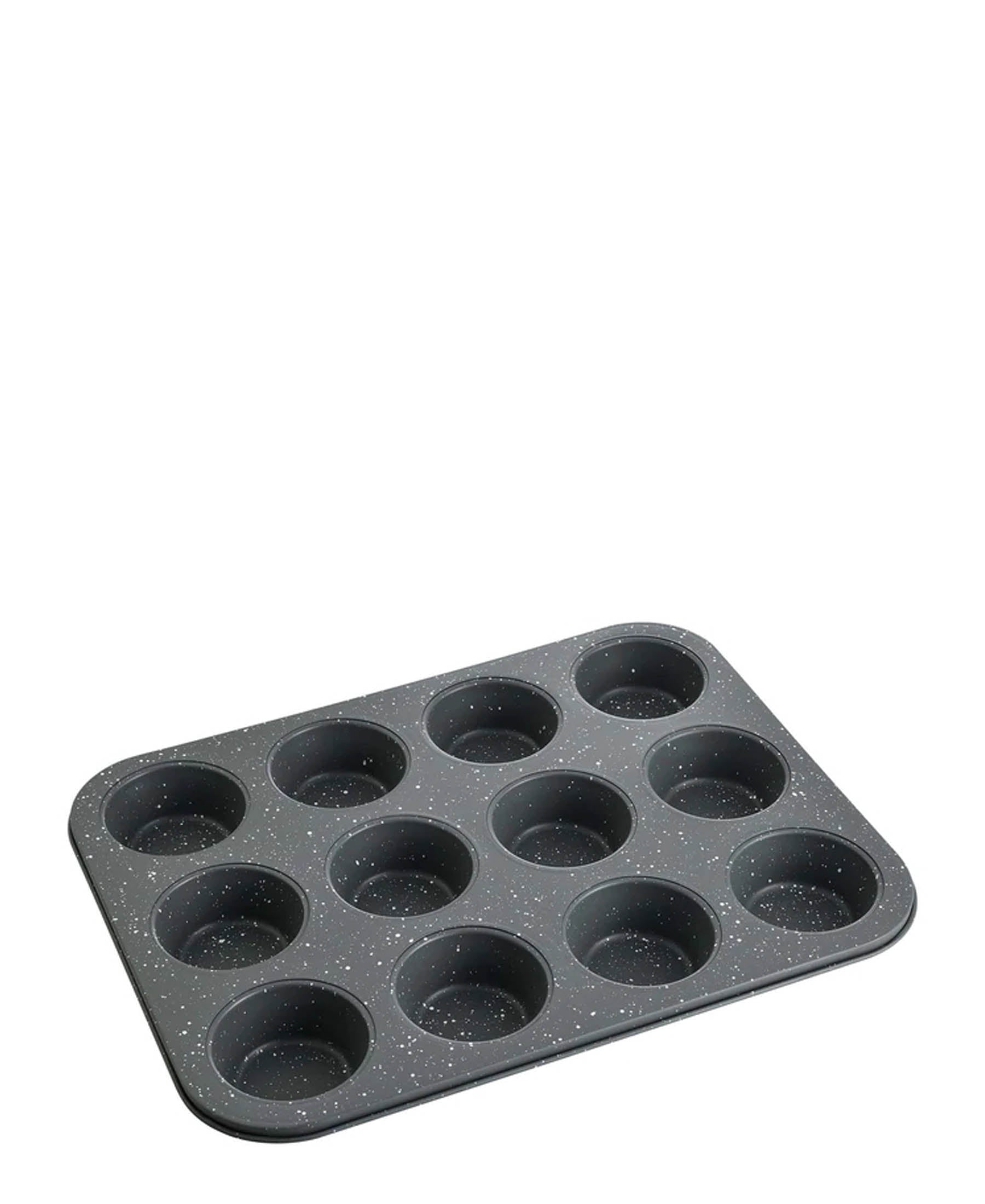 Bergner Non Stick 34.8cm Muffin Pan - Grey
