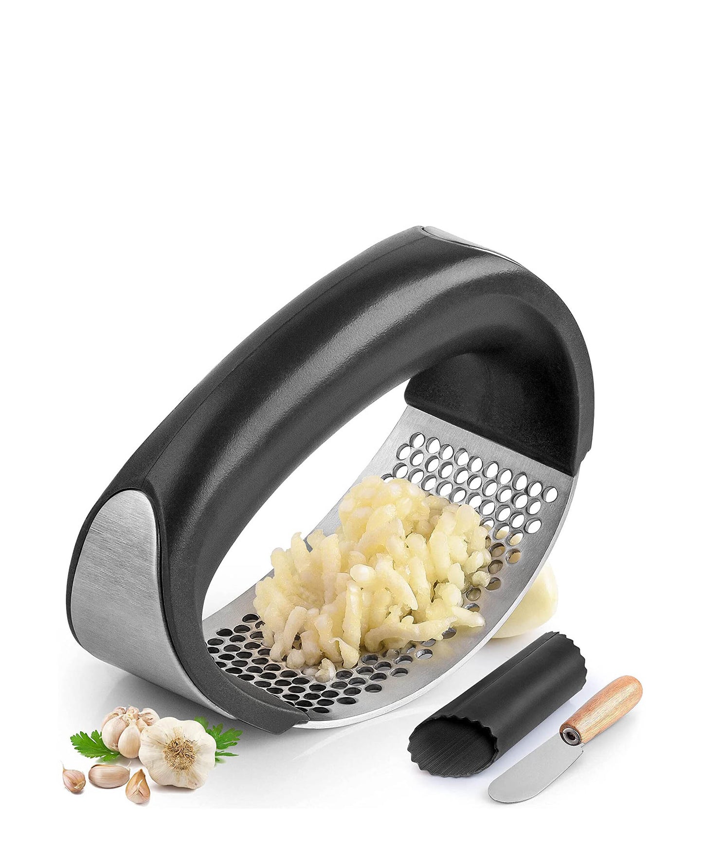 MasterPro Garlic Press - Silver