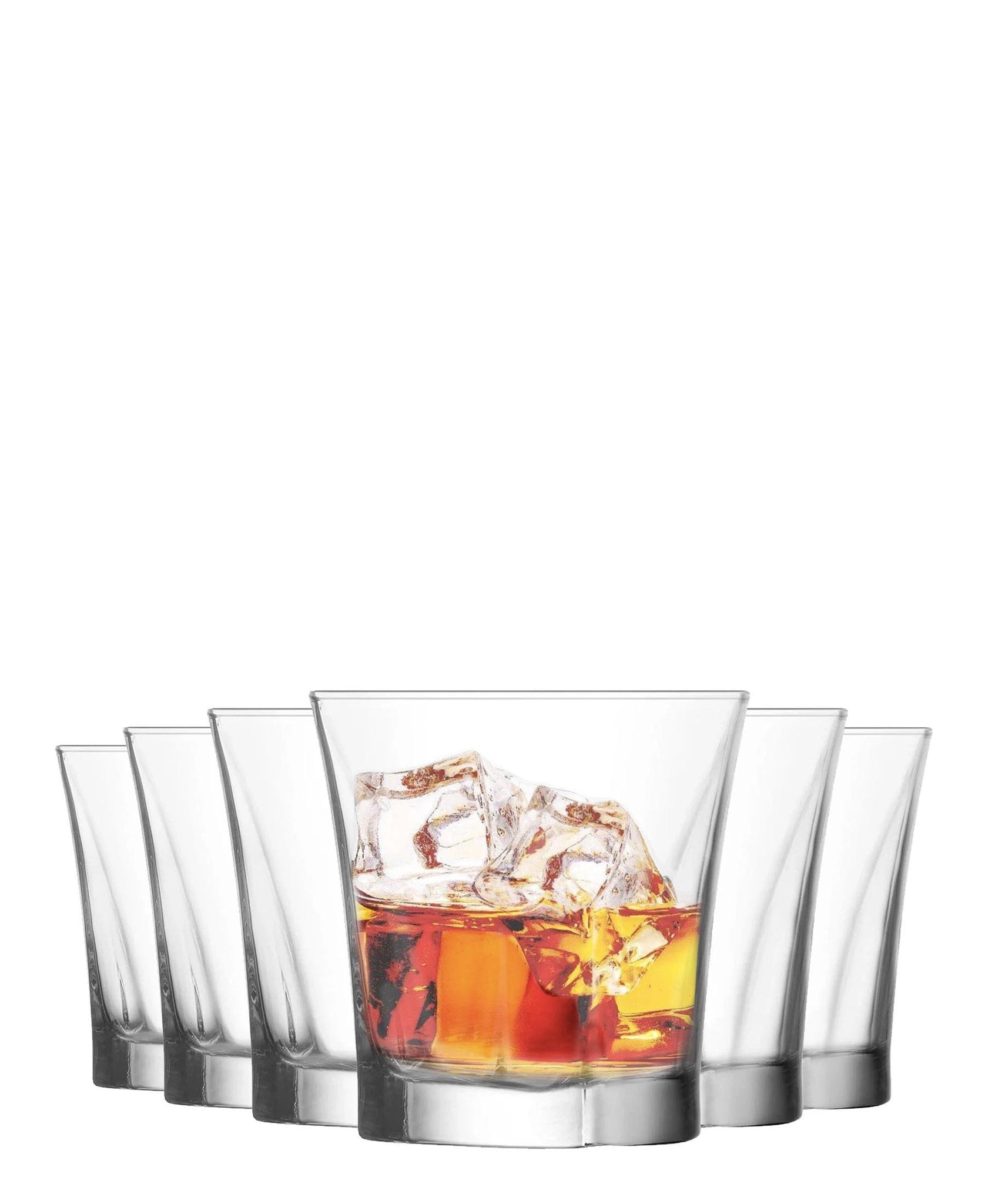 LAV Truva 6 Piece Whiskey Glass - Clear