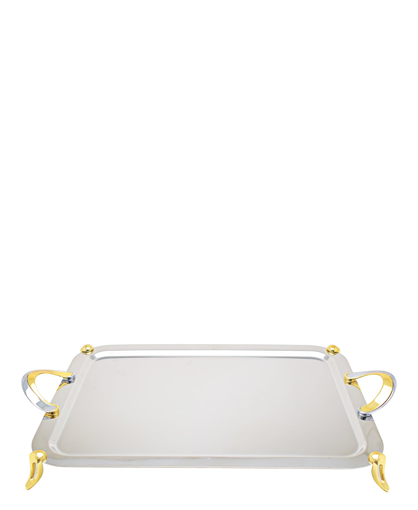 Table Pride Silver And Gold Tray, Large