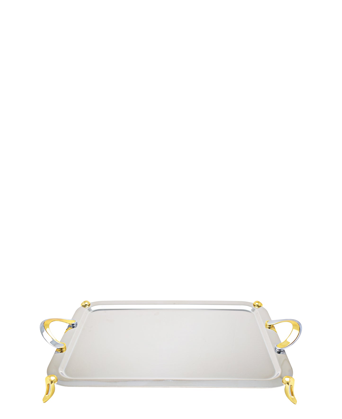 Table Pride Silver And Gold Tray, Medium