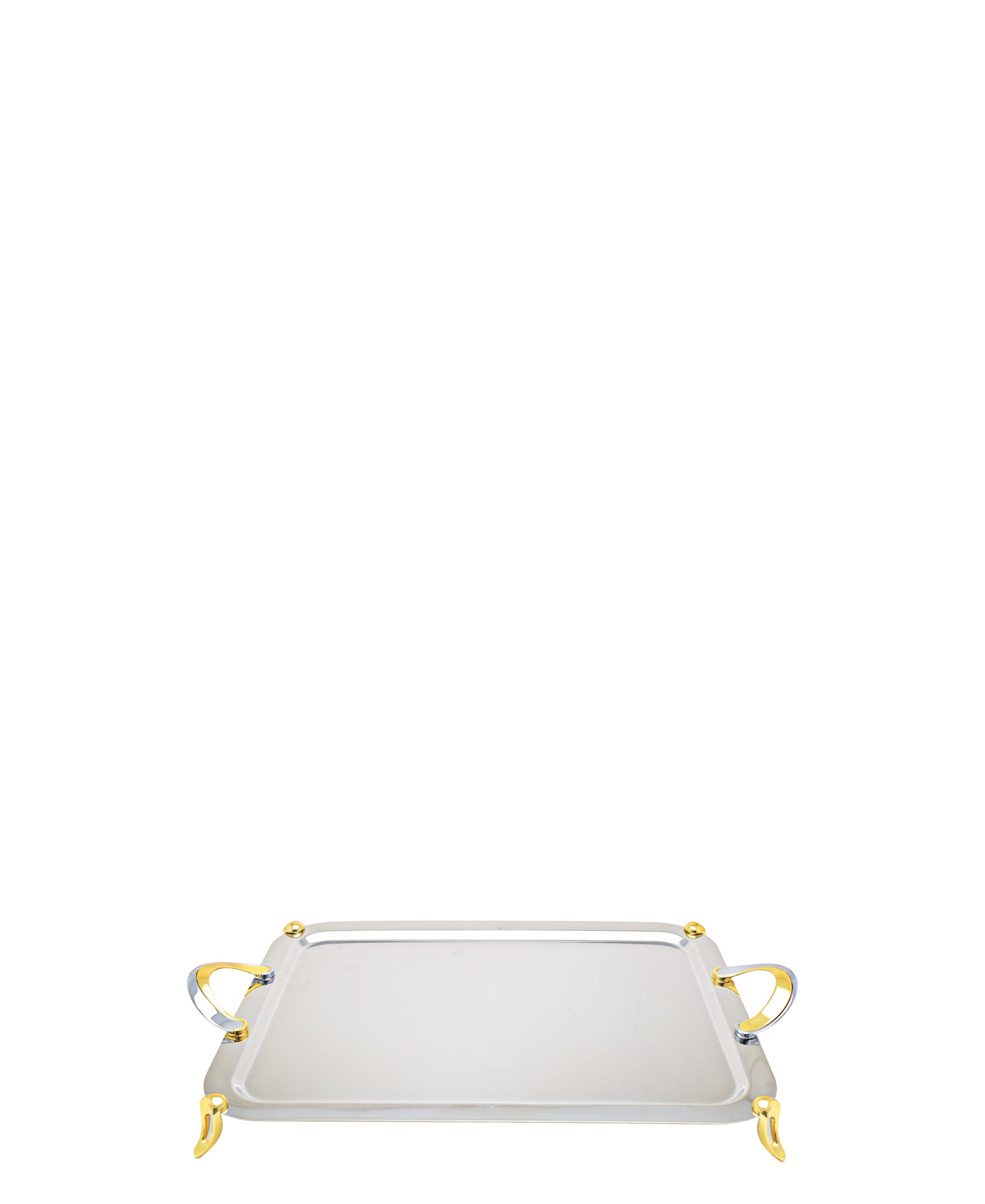 Table Pride Silver And Gold Tray,Small