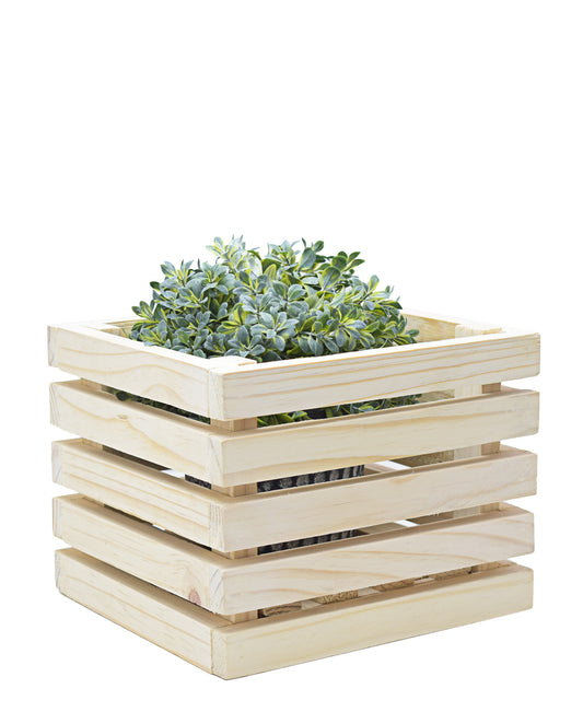 Nu Pine Small Plant Box - Oak