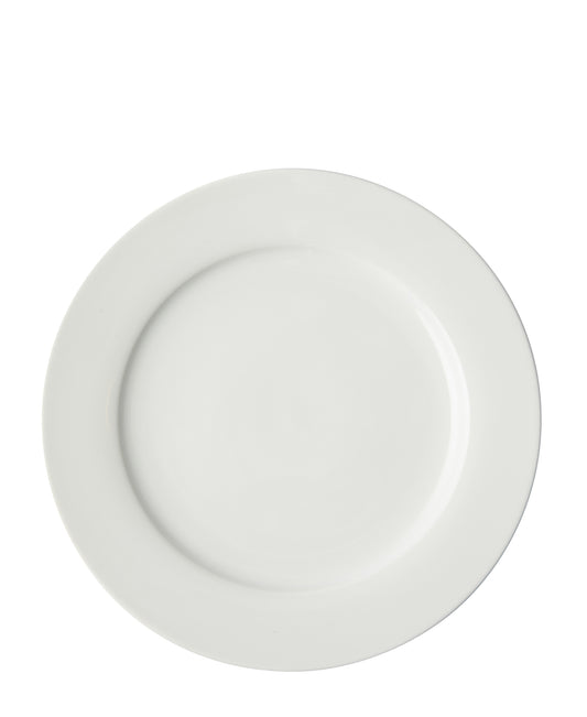 Jenna Clifford Galateo Rim Dinner Plate - Super White