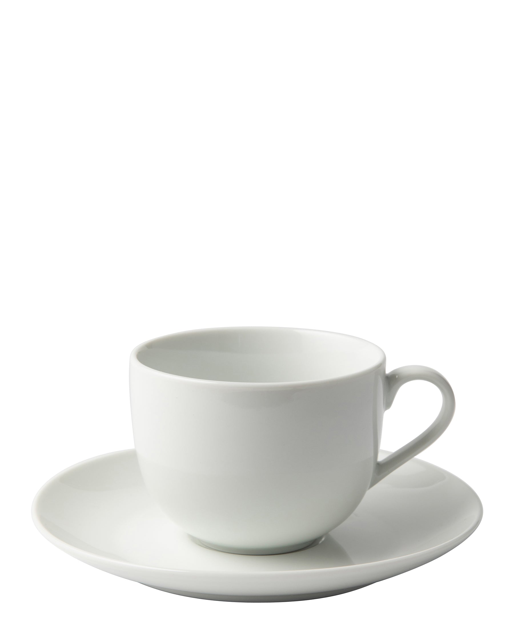 Jenna Clifford Galateo Coupe Cup & Saucer - Super White