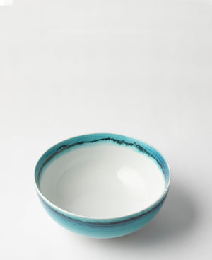 Jenna Clifford Galateo Cereal Bowl - Blue Ring