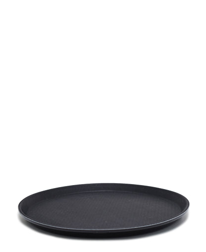 Steel King Round Non-Slip Tray 35.5cm – Black