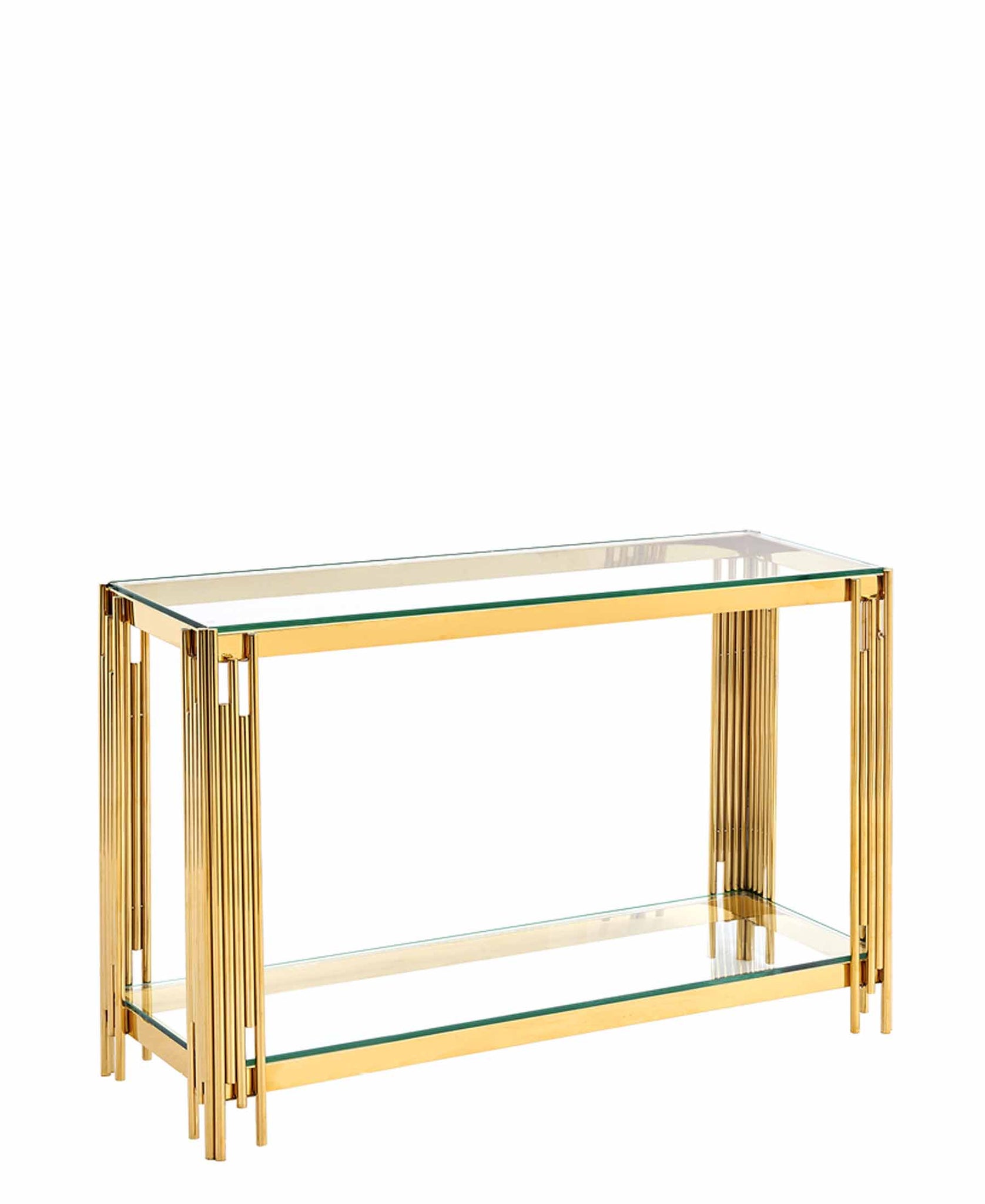 Exotic Designs Sydney Console Table - Gold
