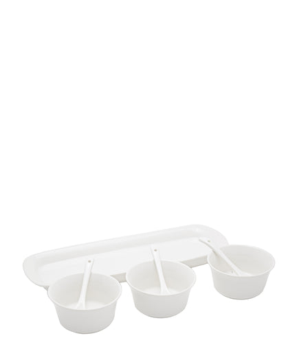 Symphony Alfresco 7 Piece Sauce Set - White