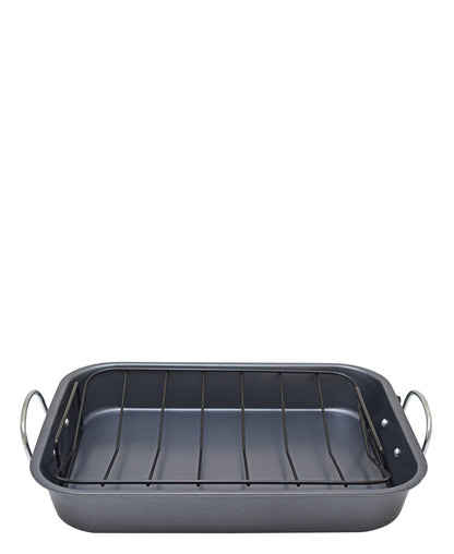 Salton Non-Stick Roaster Pan 37cm - Black