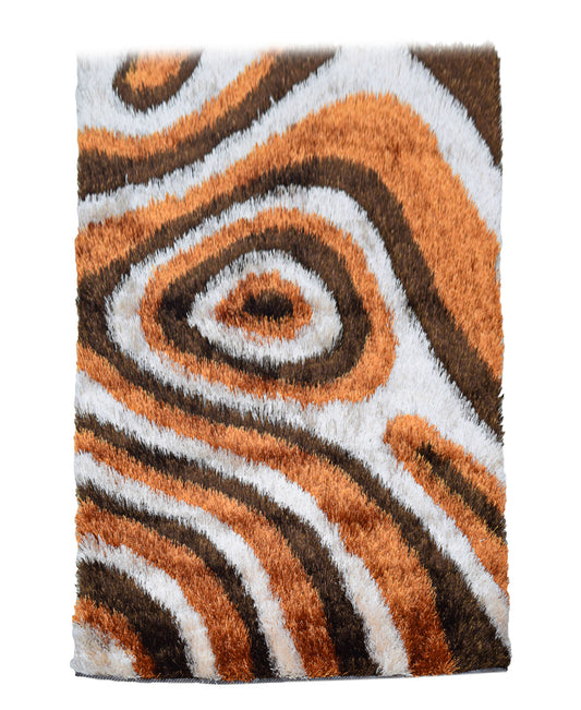 Shaggy Hollow Carpet 800mm x 1500mm - Brown