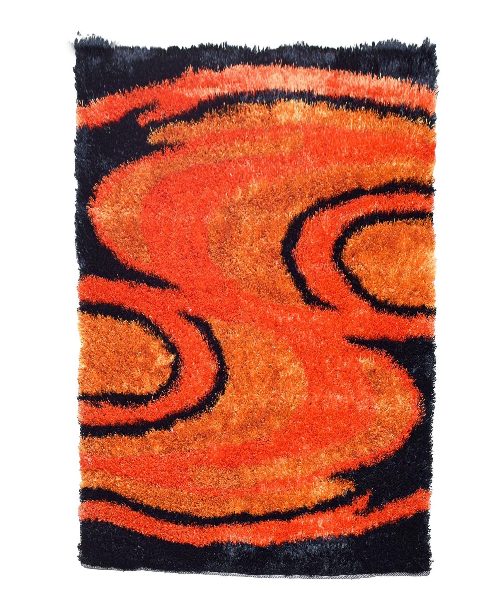 Shaggy Mercury Carpet 1600mm x 2200mm - Orange