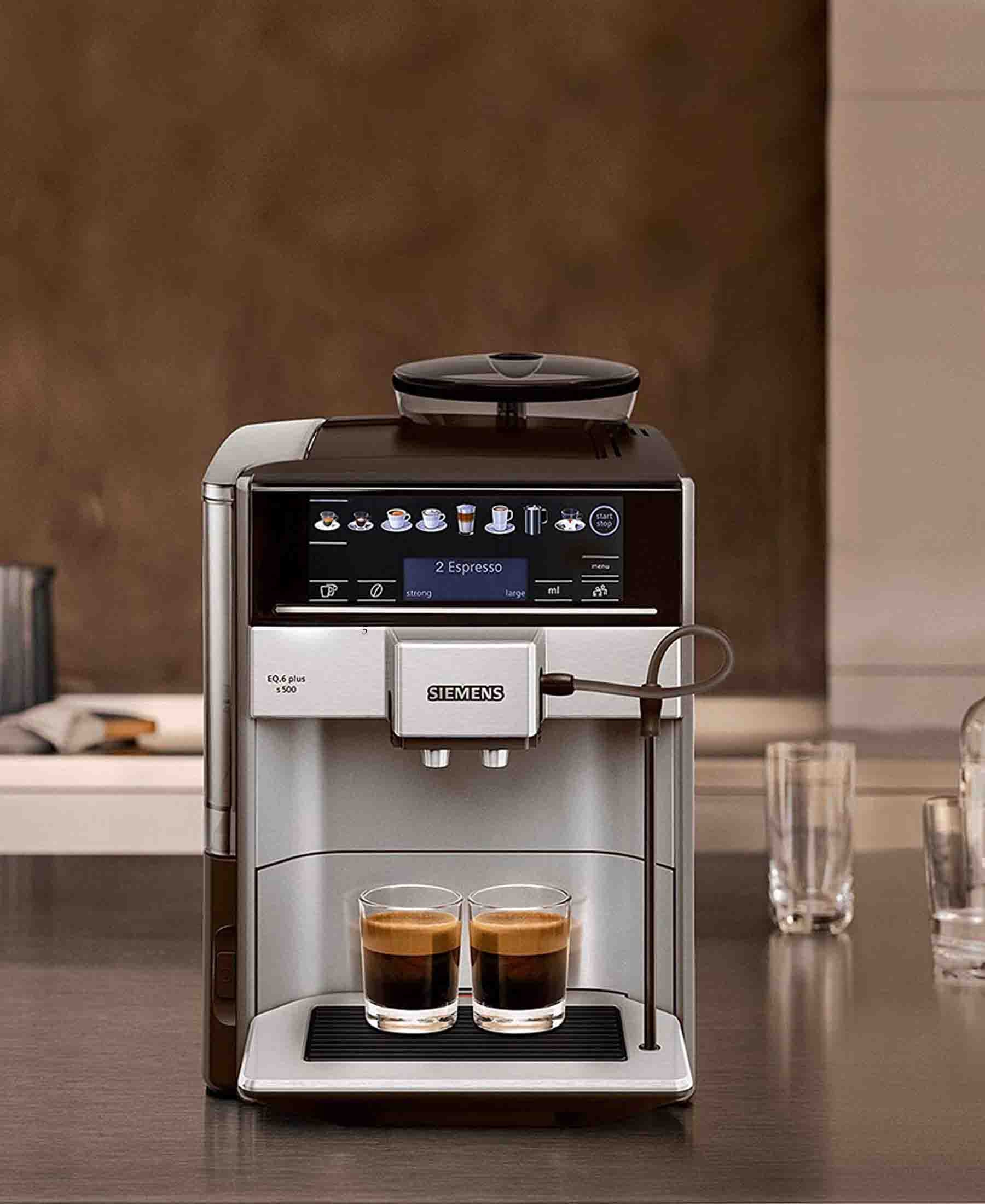 Siemens EQ.6 plus s500 Fully Automatic Coffee Machine - Silver