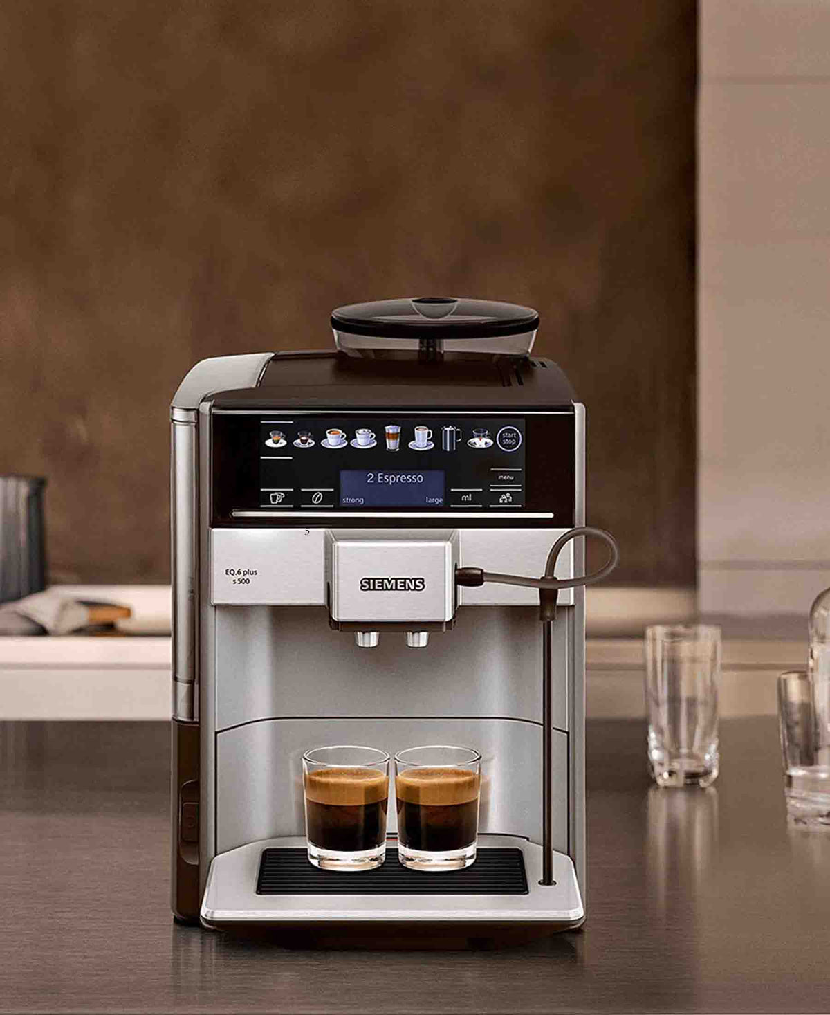Siemens EQ.6 plus s500 Fully Automatic Coffee Machine - Silver – The ...