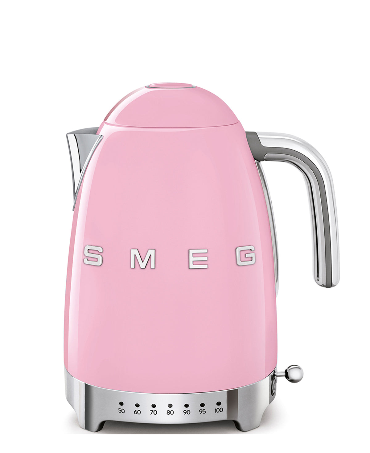 Smeg 50's Style Retro Variable Temperature Kettle Pink The Culinarium