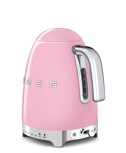 Smeg 50's Style Retro Variable Temperature Kettle - Pink