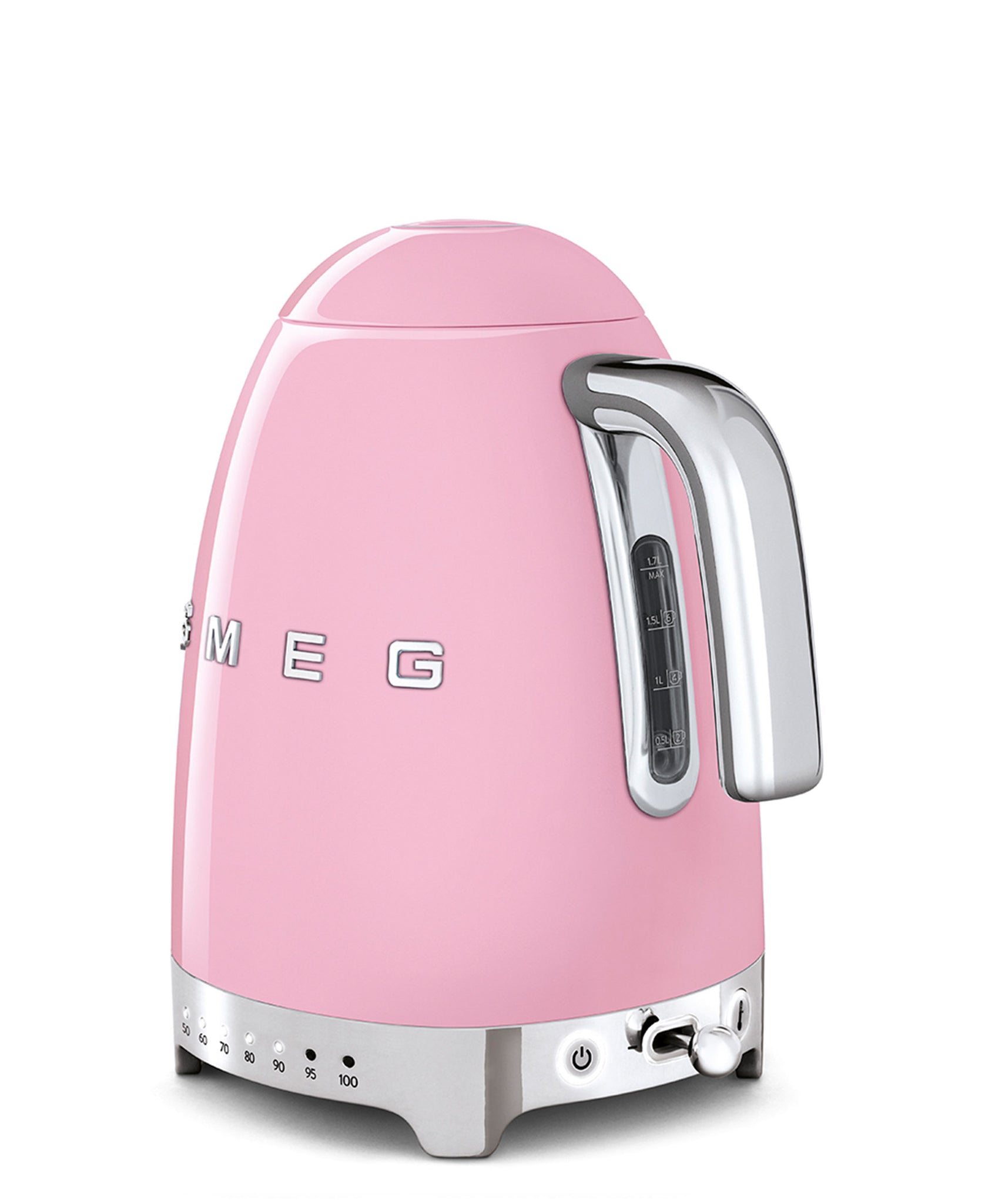 Smeg 50's Style Retro Variable Temperature Kettle - Pink