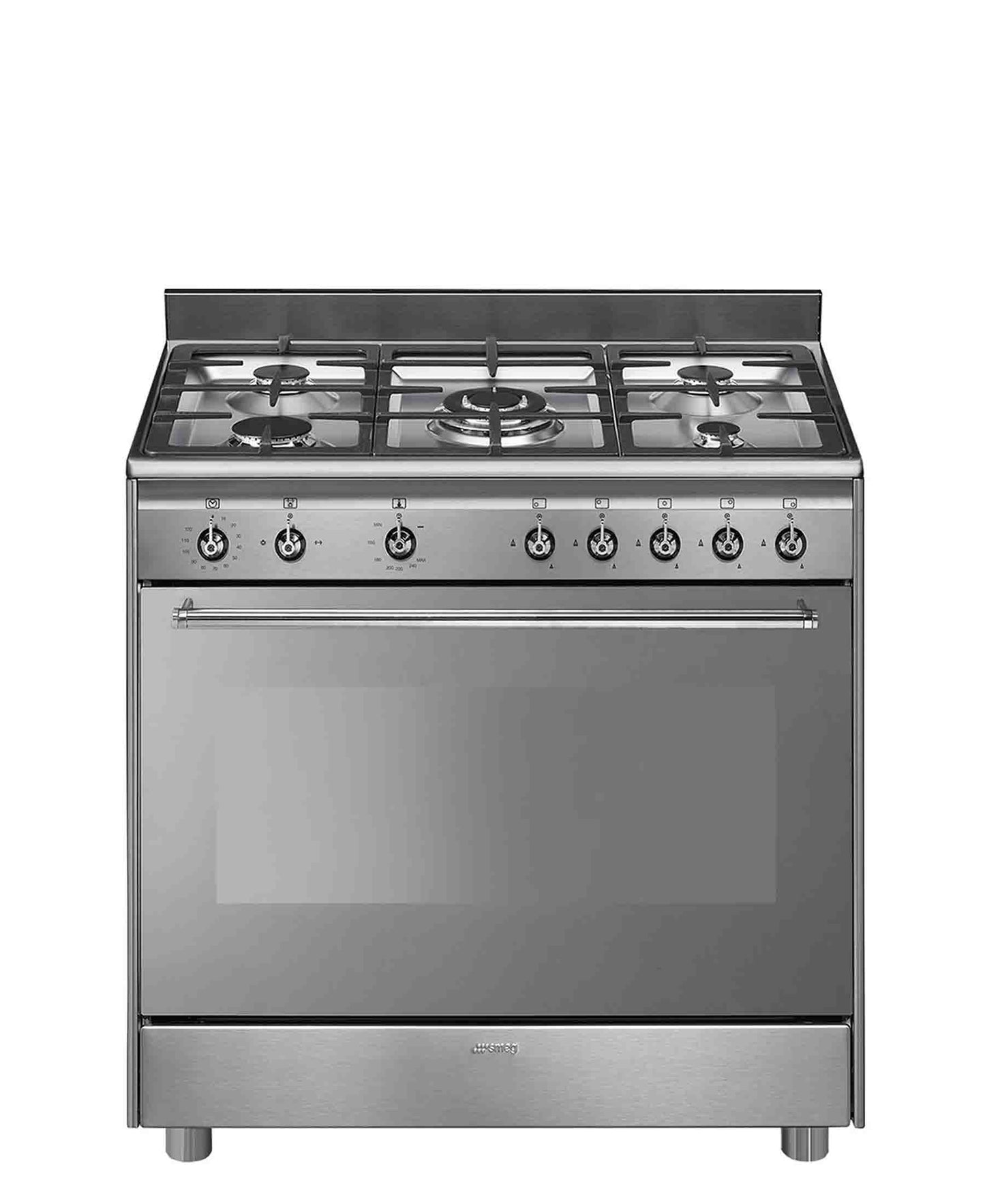 Smeg 90cm Stainless Steel Gas Stove - SSA91GGX9