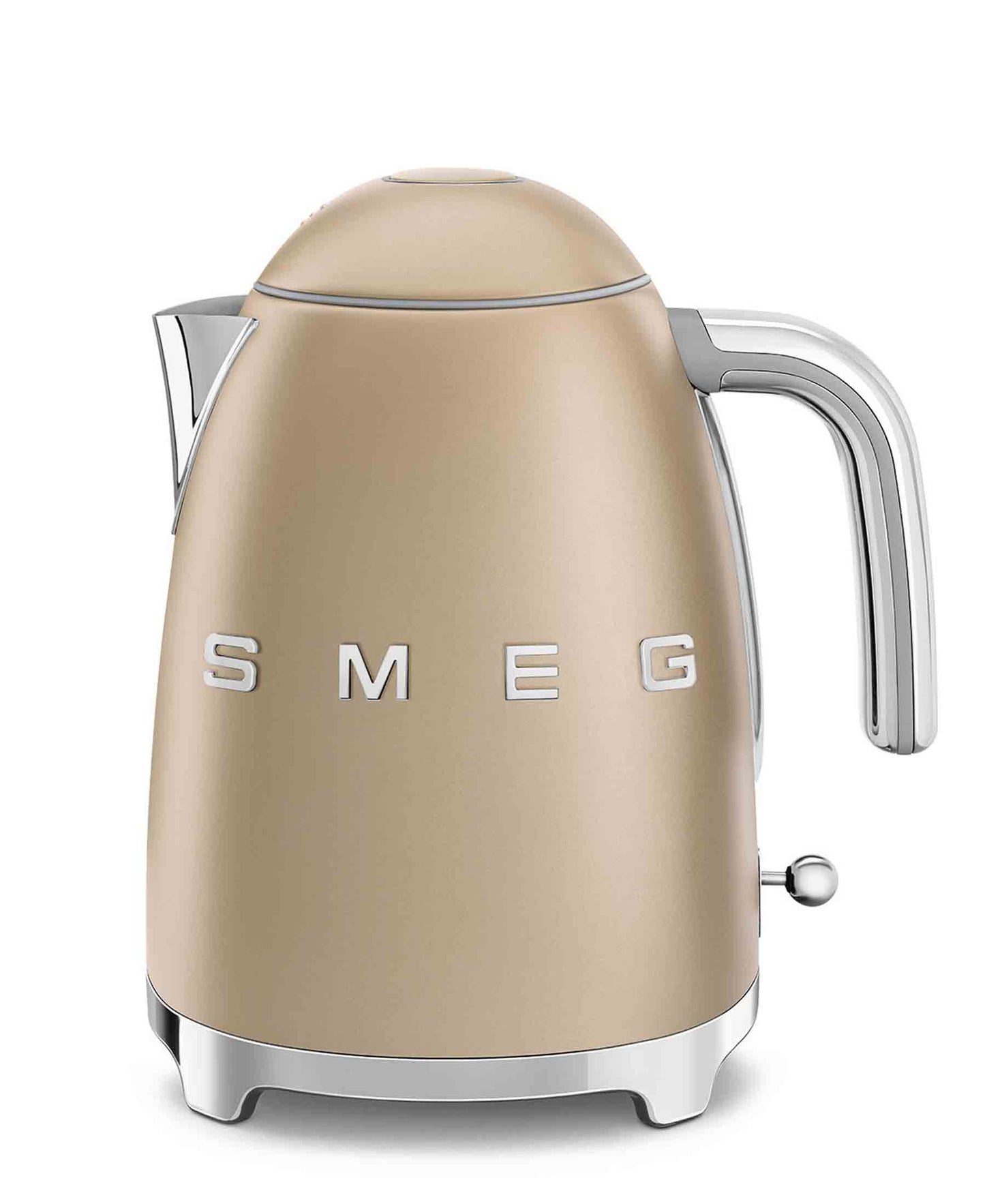 Smeg 1.7L Retro Cordless Kettle - Matte Champagne