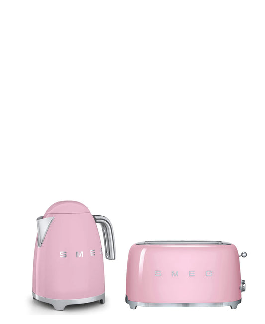 Smeg Kettle & Toaster Combo - Pink