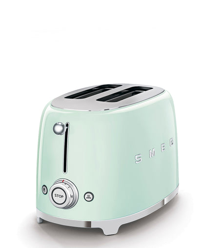 Smeg Retro 2 Slice Toaster - Pastel Green