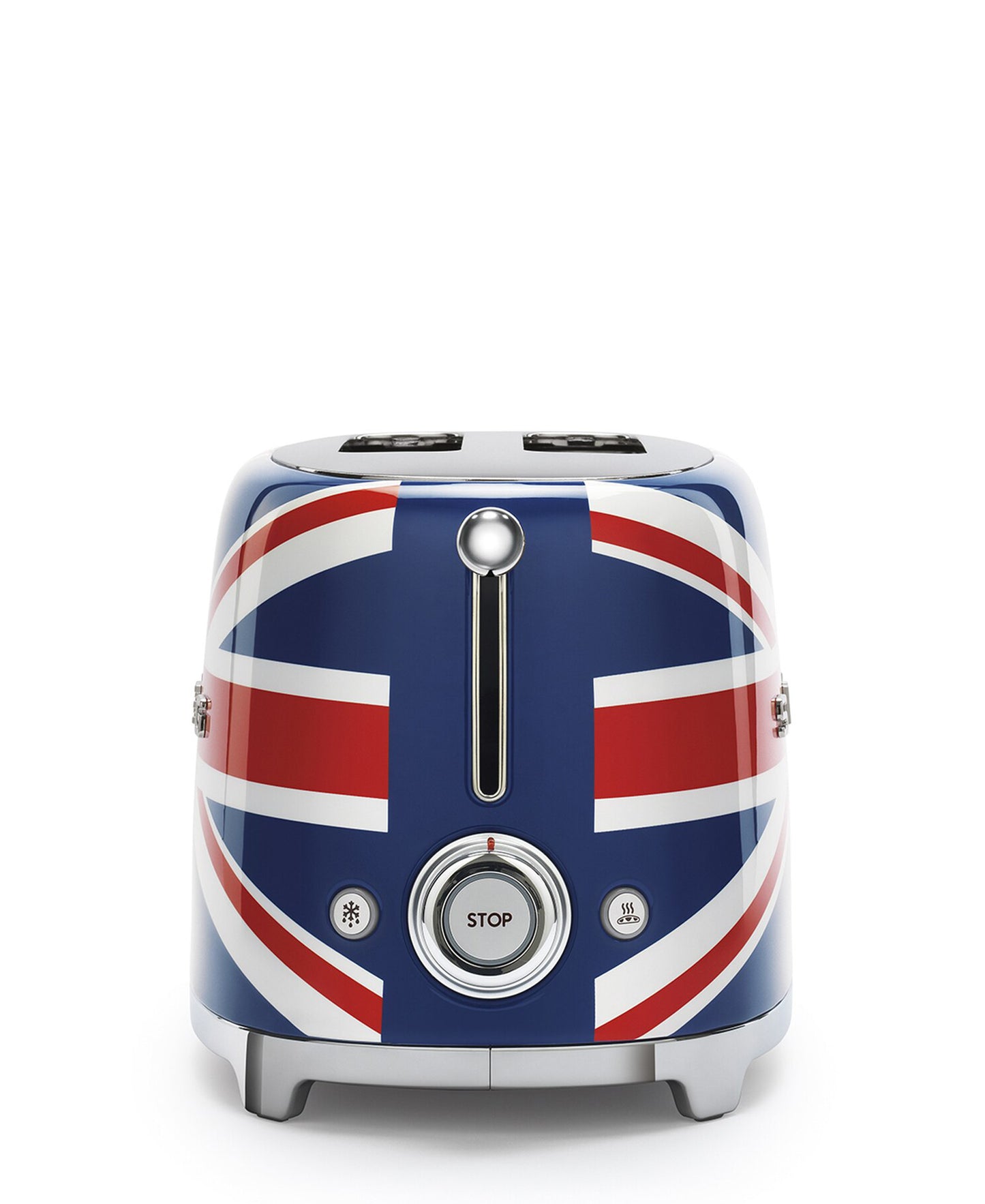 Smeg Retro Union Jack 950W 2 Slice Toaster - Blue & Red