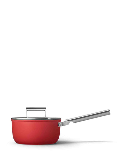 Smeg Sauce Pan 20CM - Red