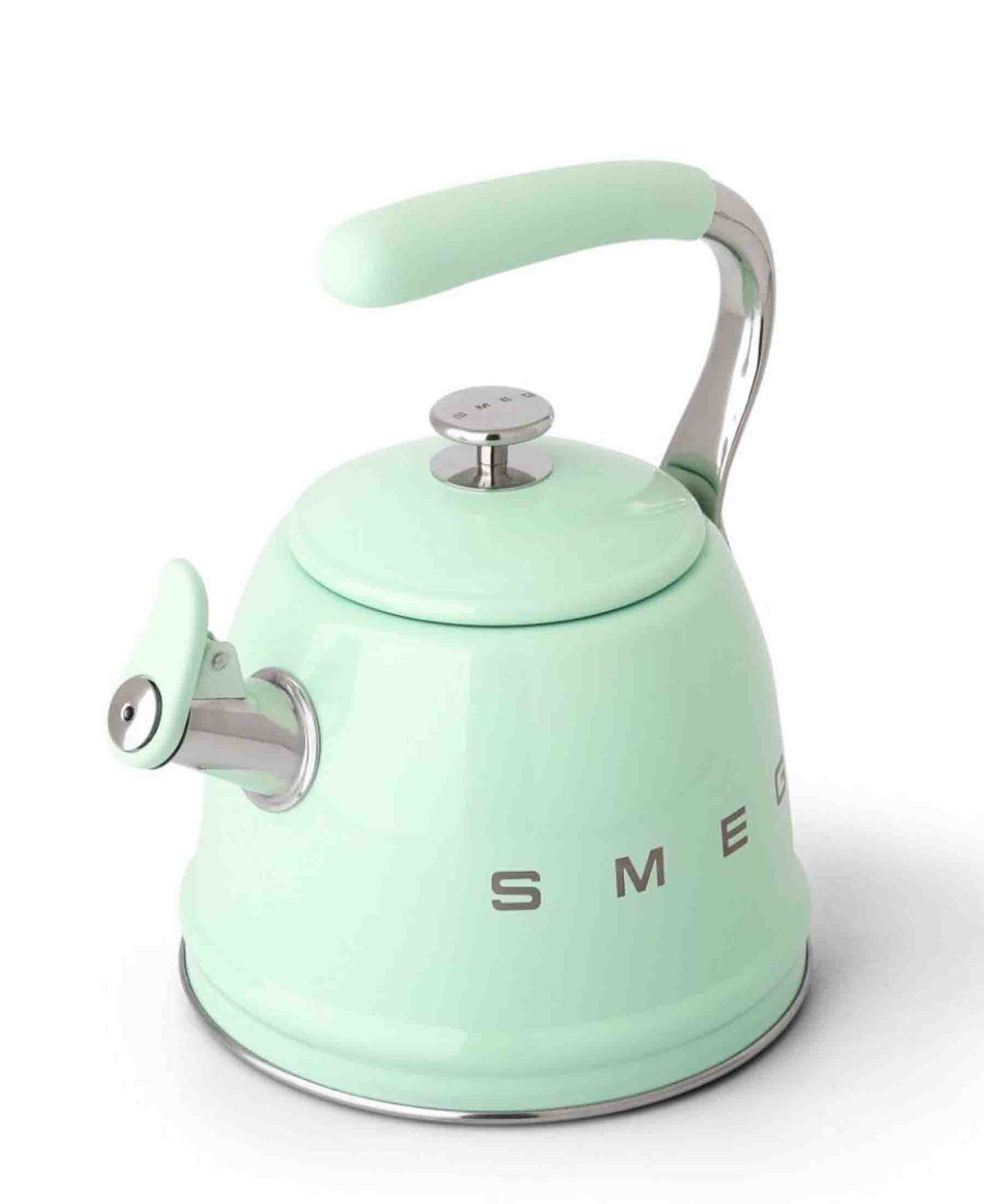 Smeg Whistling Stovetop Kettle Pastel Green The Culinarium