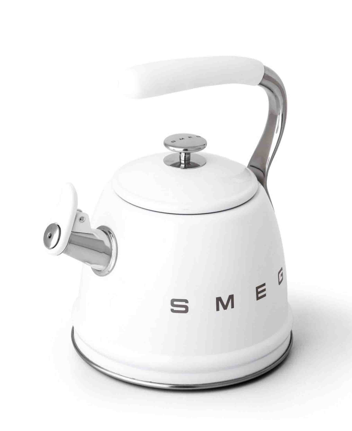 Smeg Whistling Stovetop Kettle White The Culinarium