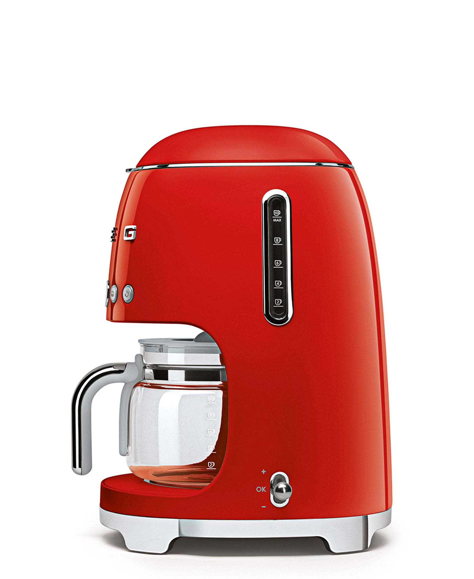 Smeg Drip Coffee Machine Red