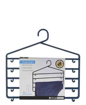 Storage Solutions Trouser Hanger 2 Piece - Blue