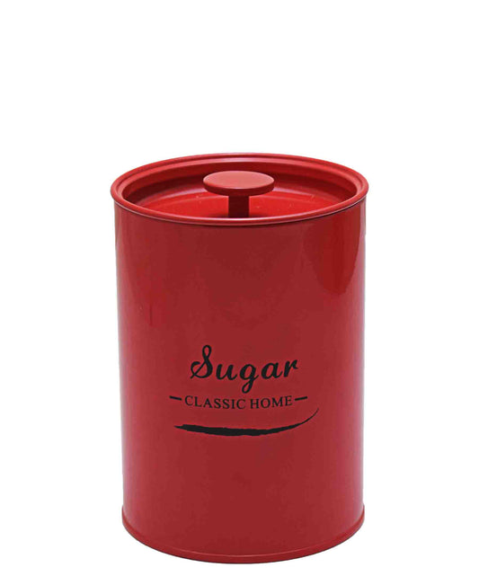 Retro Sugar Canister - Red
