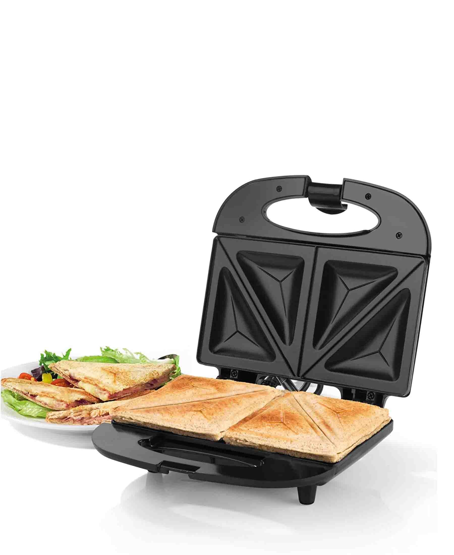 Sunbeam Designer 2 Slice 700W Non Stick Sandwich Maker Black