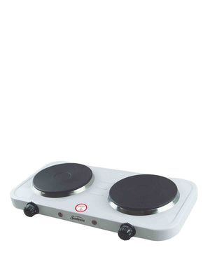 Sunbeam Double Solid Hotplate - White