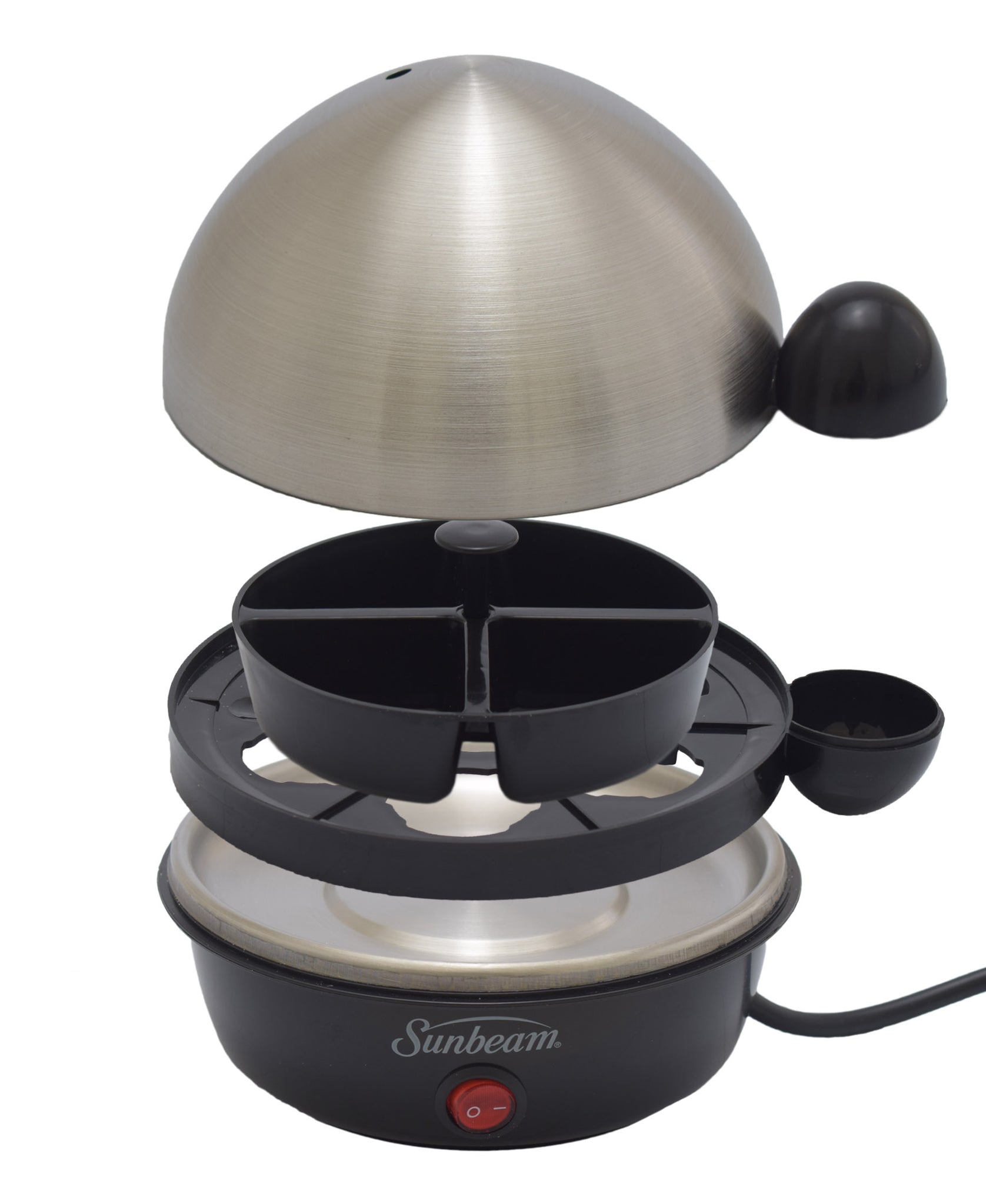 Sunbeam Egg Boiler & Poacher Black The Culinarium