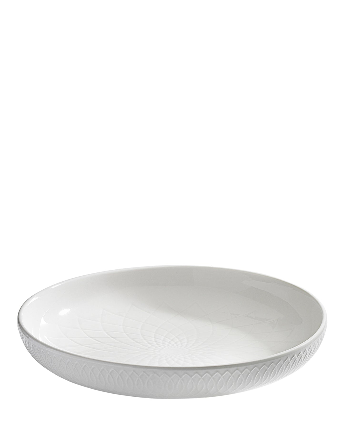 Symphony Spiro Serving Plate 24cm - White