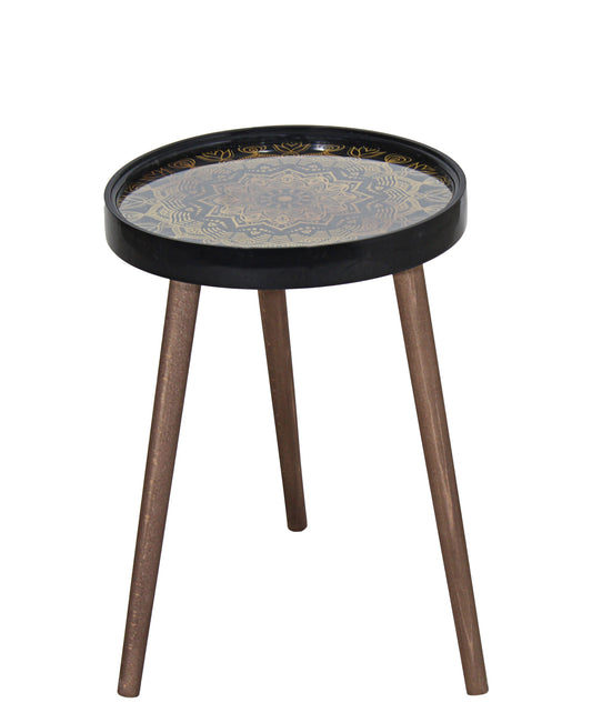 Exotic Designs Side Table - Black ×2