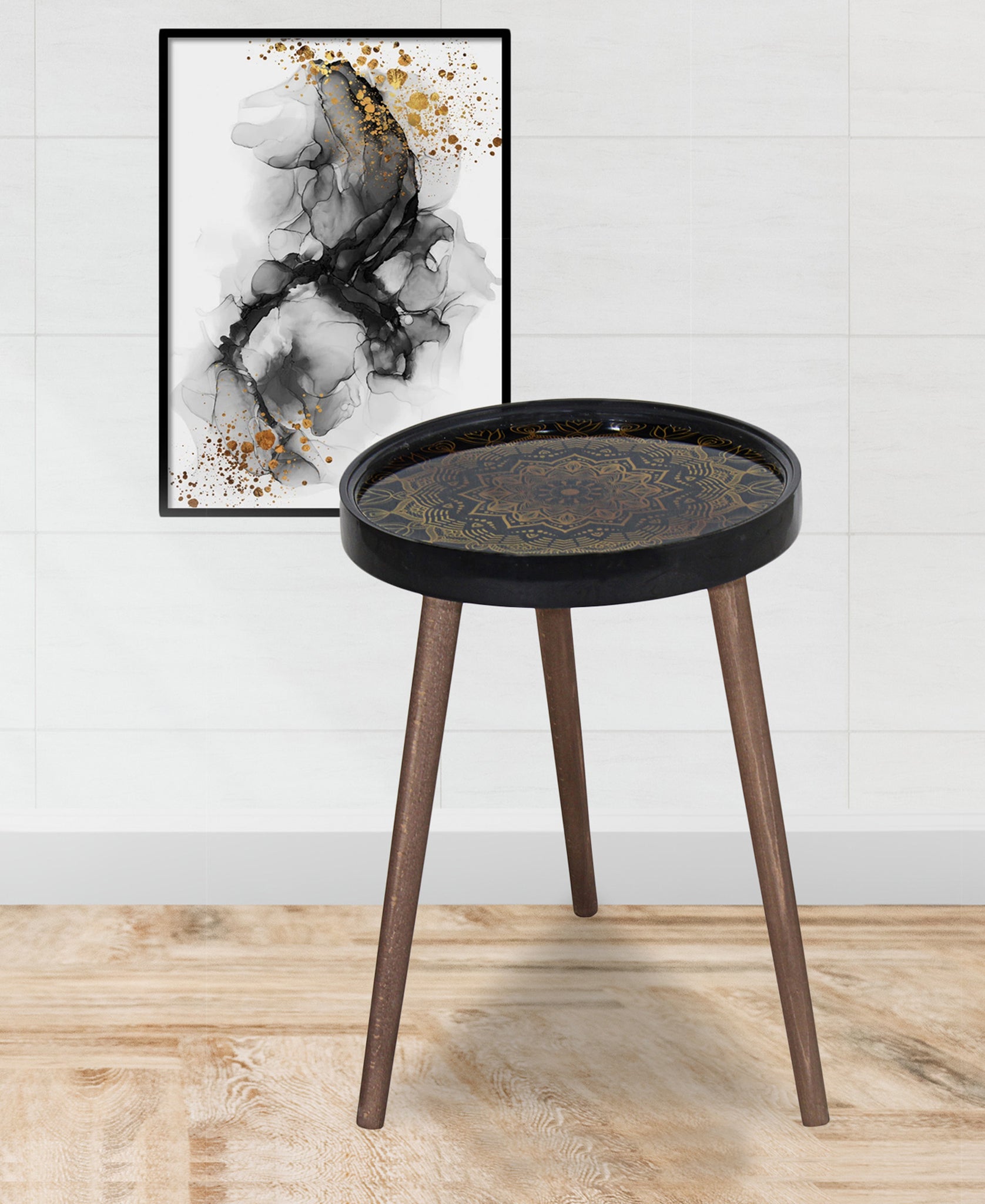 Exotic Designs Side Table - Black ×2