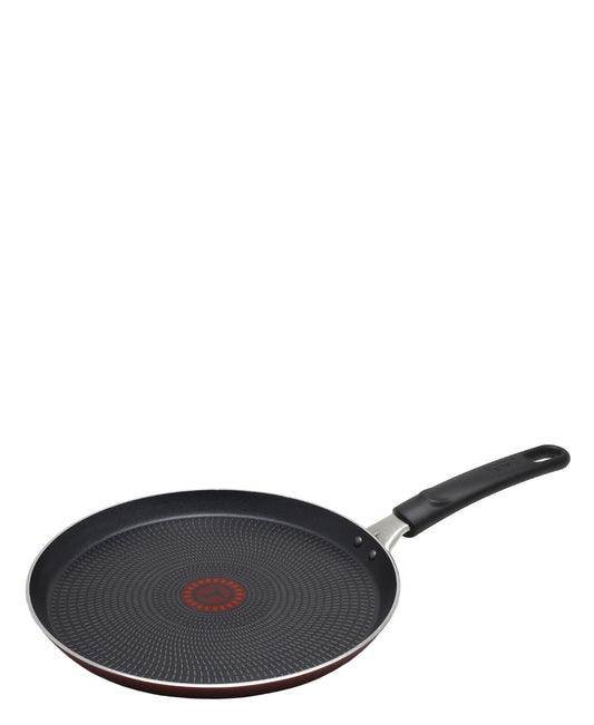 Tefal Essential 25cm Frying Pan - Black & Red