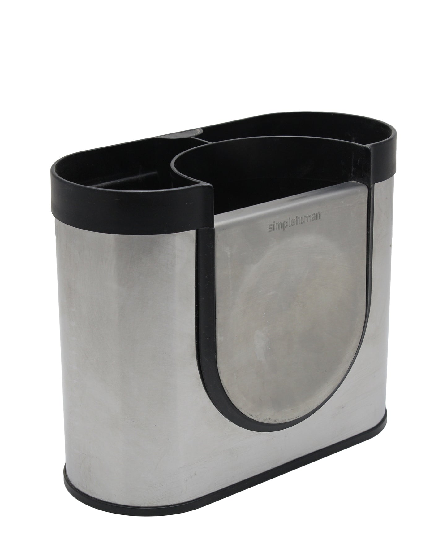 SimpleHuman Stainless Steel Utensils Holder - Silver Scuff marks